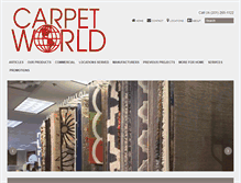 Tablet Screenshot of carpetworldparamus.com